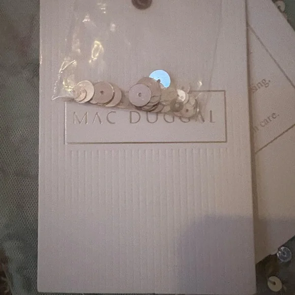 Mac Duggal Sequin Floral Maxi Dress - Picture 6 of 8